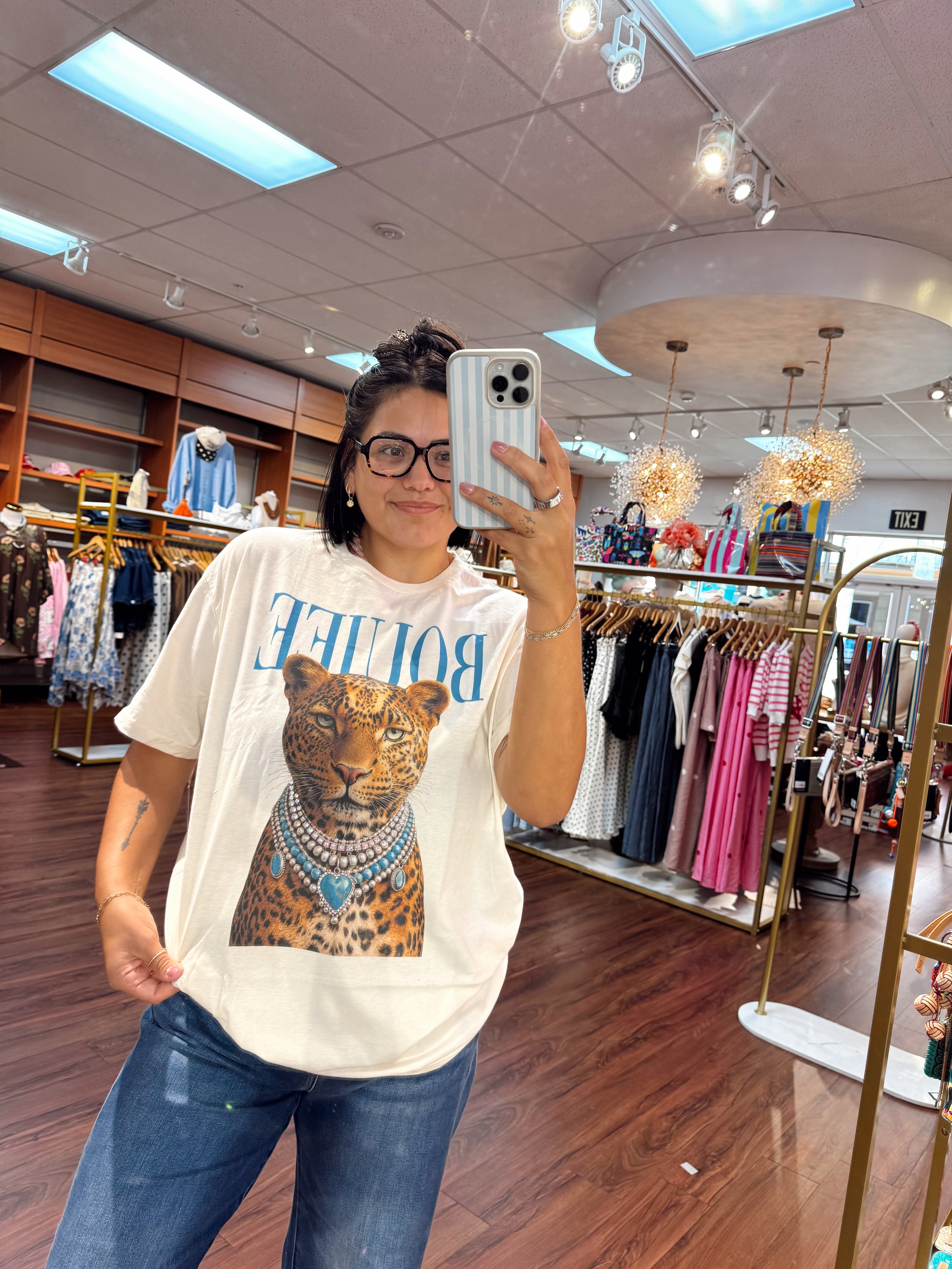 Boujee Leopard Graphic Tee By Keep it Gypsy
