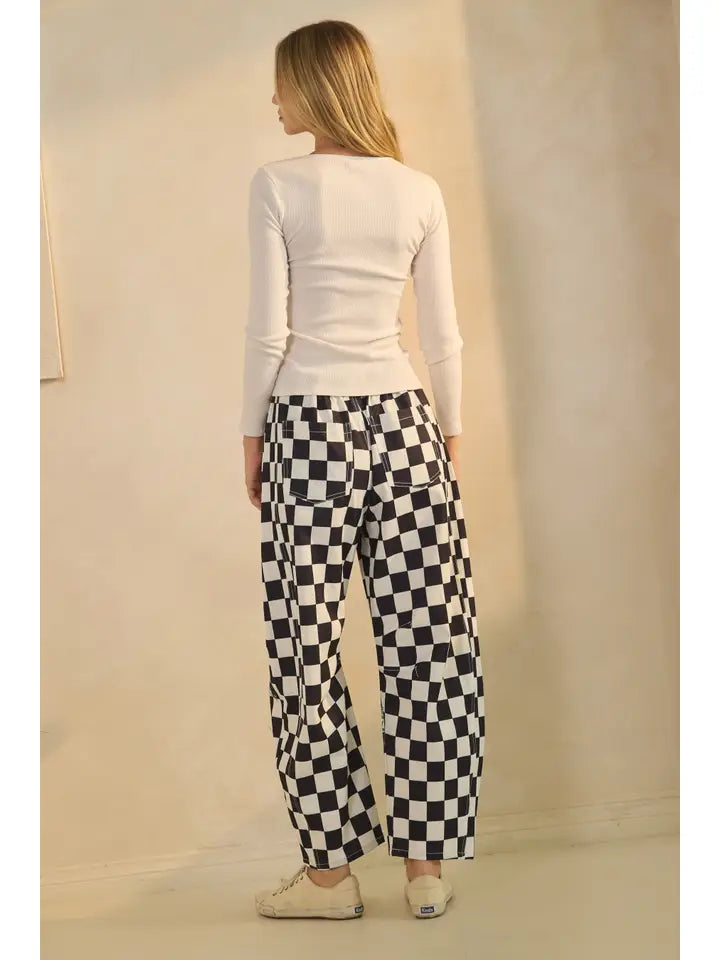 Checkmate Bloom Pants By Oddi