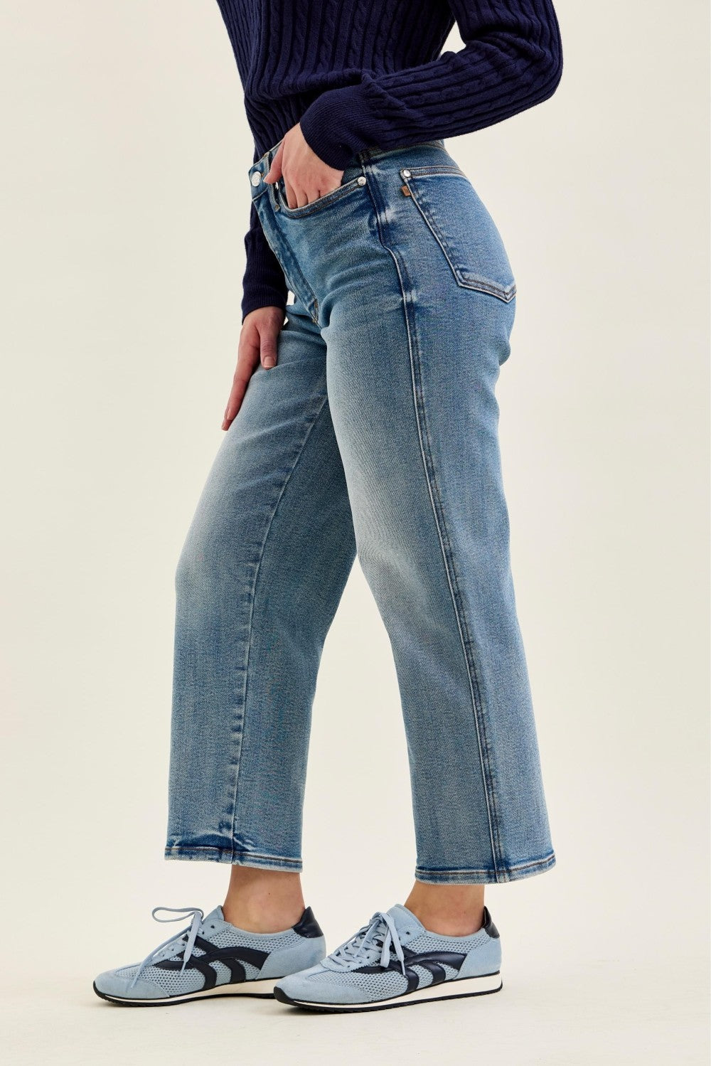 High rise petite tummy control jeans by Judy Blue