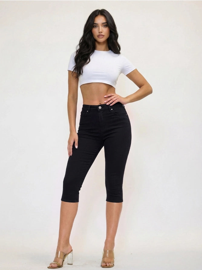 Midnight Muse Capri Jeans By Vibrant