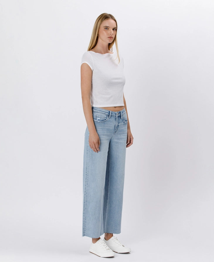 DG Light & Loose Wide Leg Jeans By Vervet