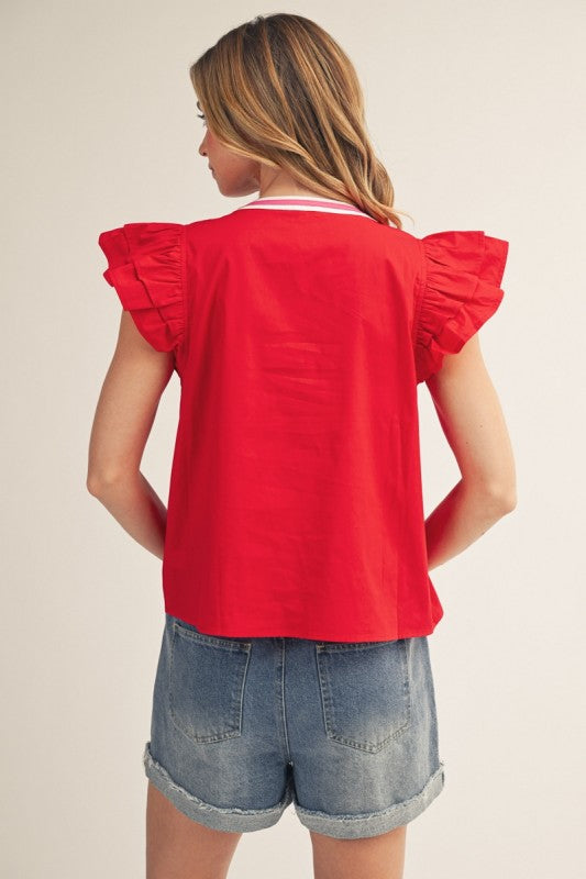 Scarlett Charm Blouse By Jodifil