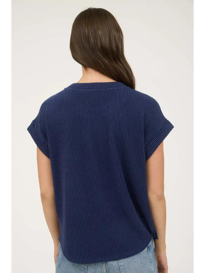 Texas Short Sleeve Sweater Knit T-Shirt By J.O.A
