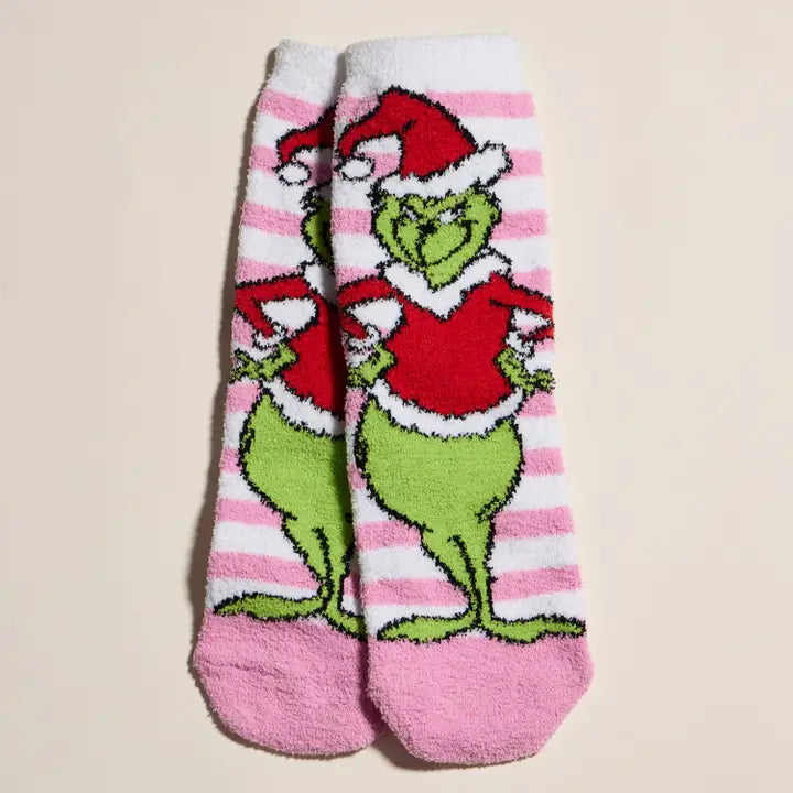 Holiday Sock Gift Set with Grinch Designs Christmas Gift