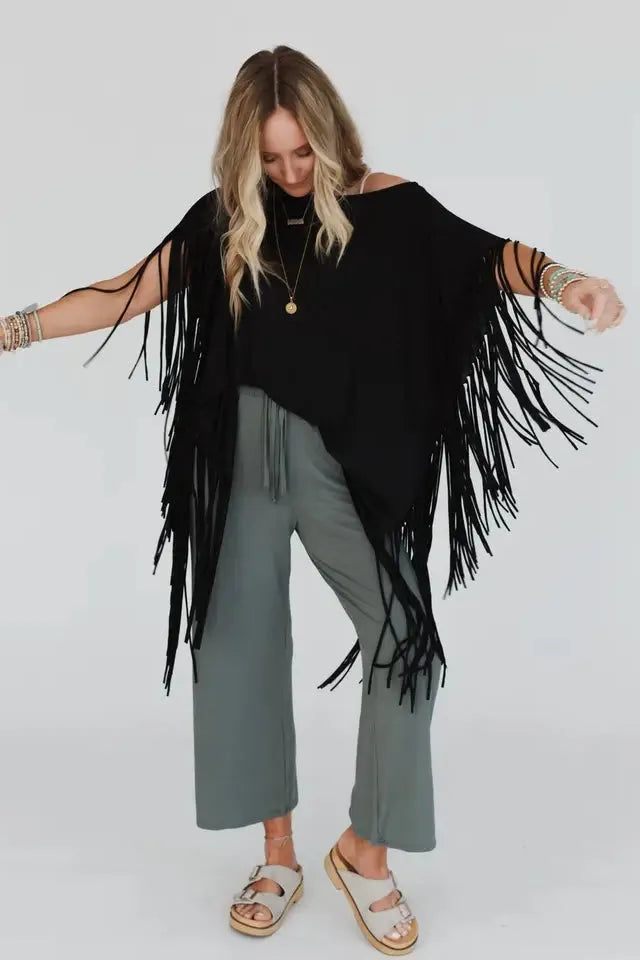 Showstopper Fringe Top By Three Bird Nest