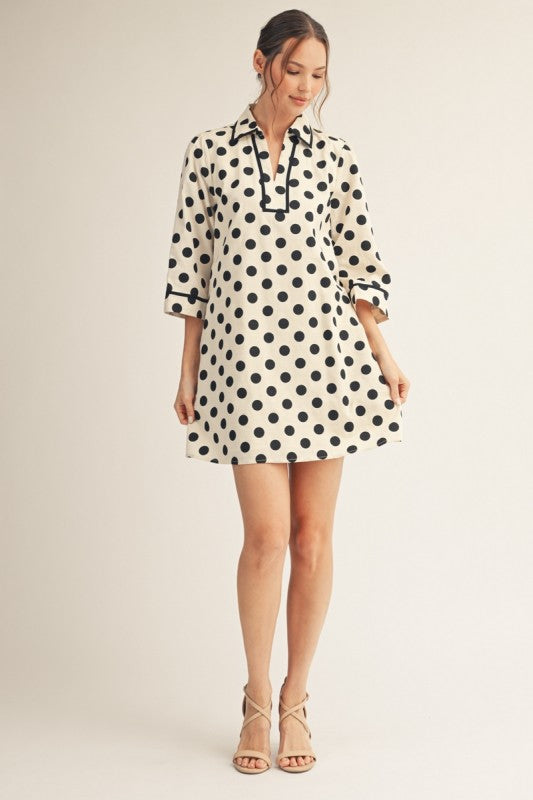 The Pretty in Polka Dress By Jodifil