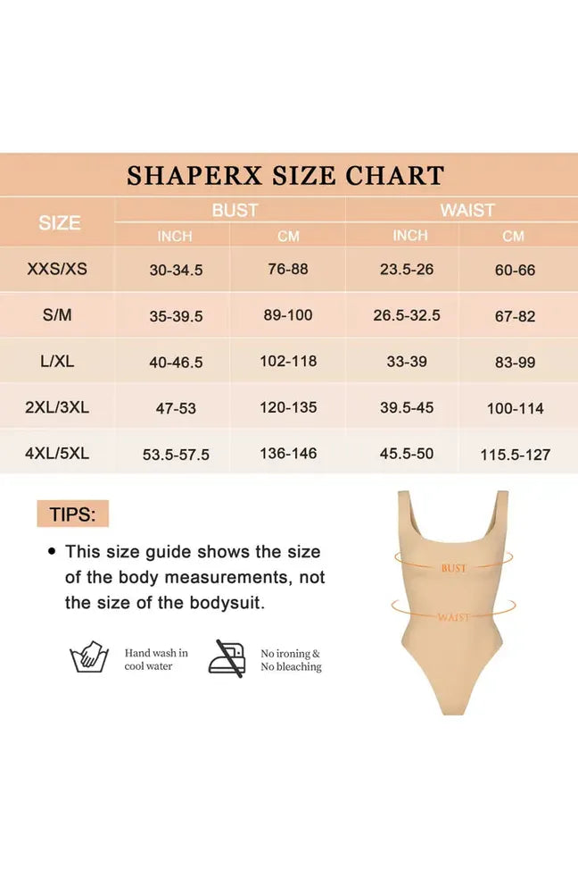 SHAPERX Wide Strap Sculpting Thong Bodysuit (reg and curvy)