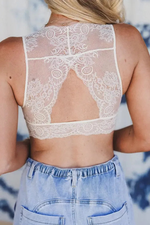 Love and Lace Bralette By Thress Bird Nest