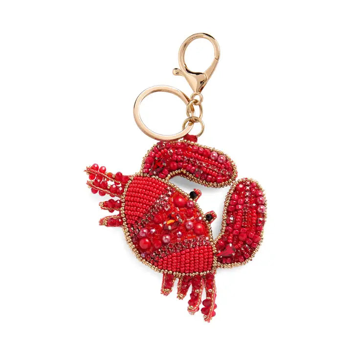 Nautical Beaded Bag Charm/Key Ring By Shiraleah
