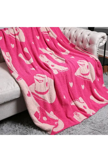 Western Patterned Throw Blankets