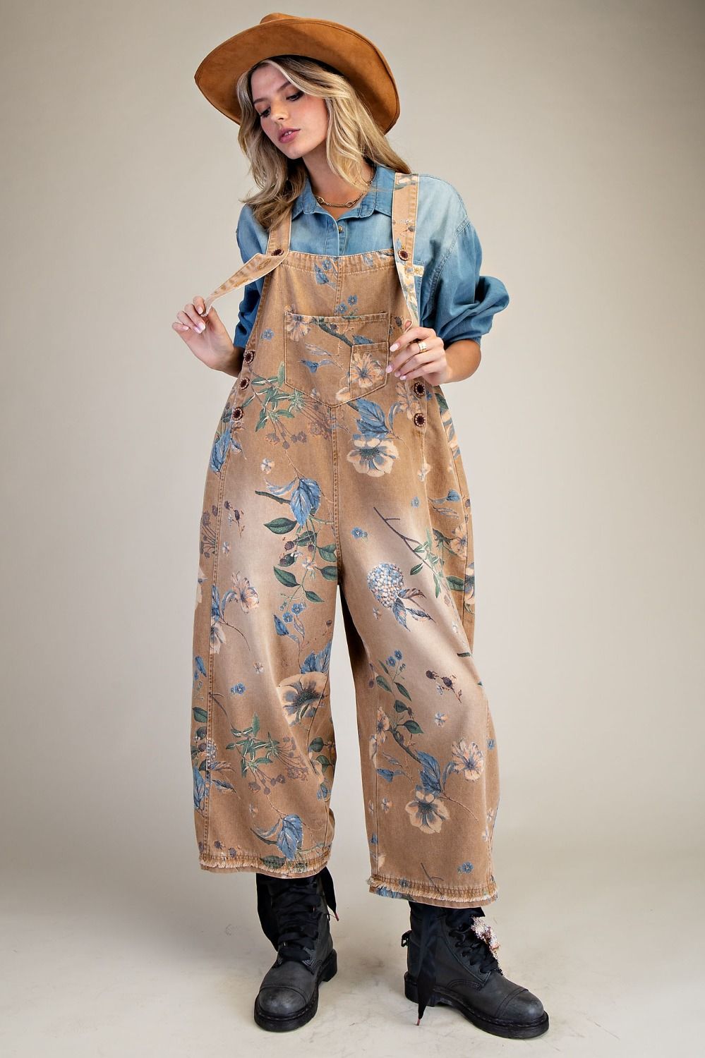 The Wildflower Workday Overalls By Easel