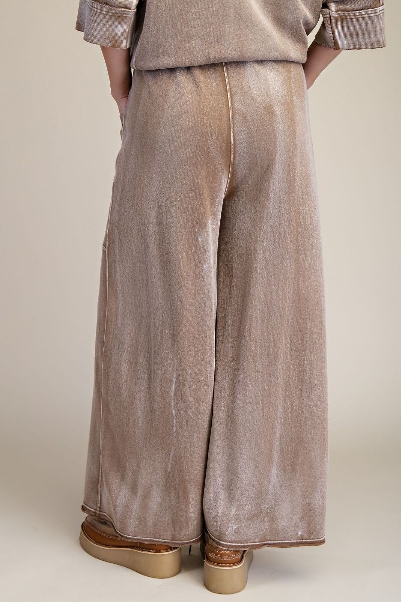 Monkey Washed Terry Pants By Easel