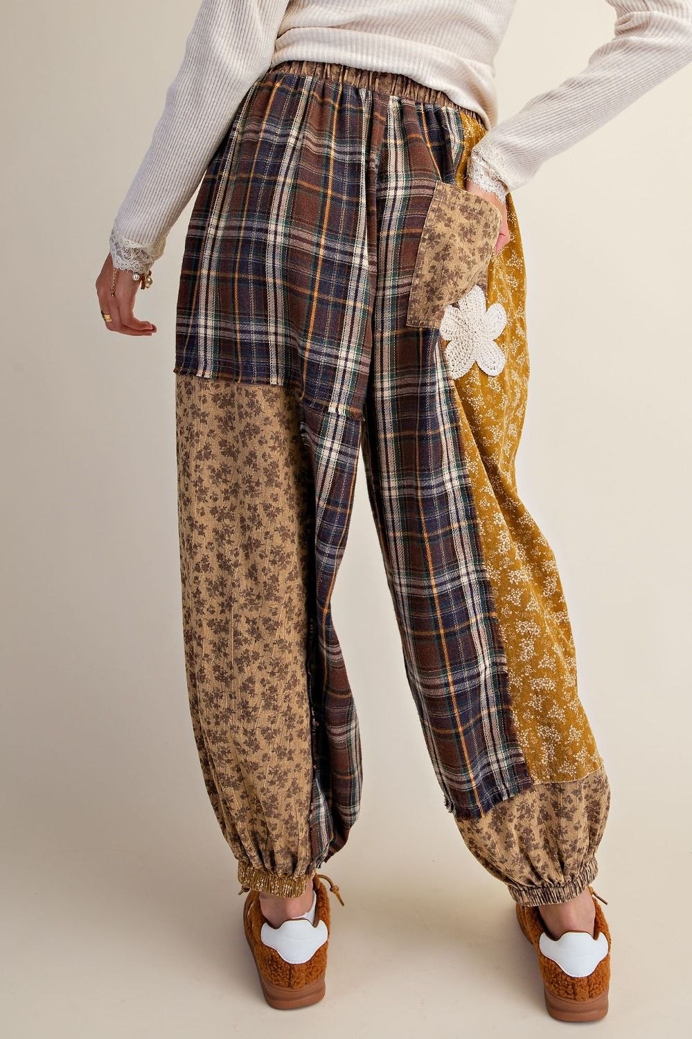 Patchwork Prairie Jogger Pants