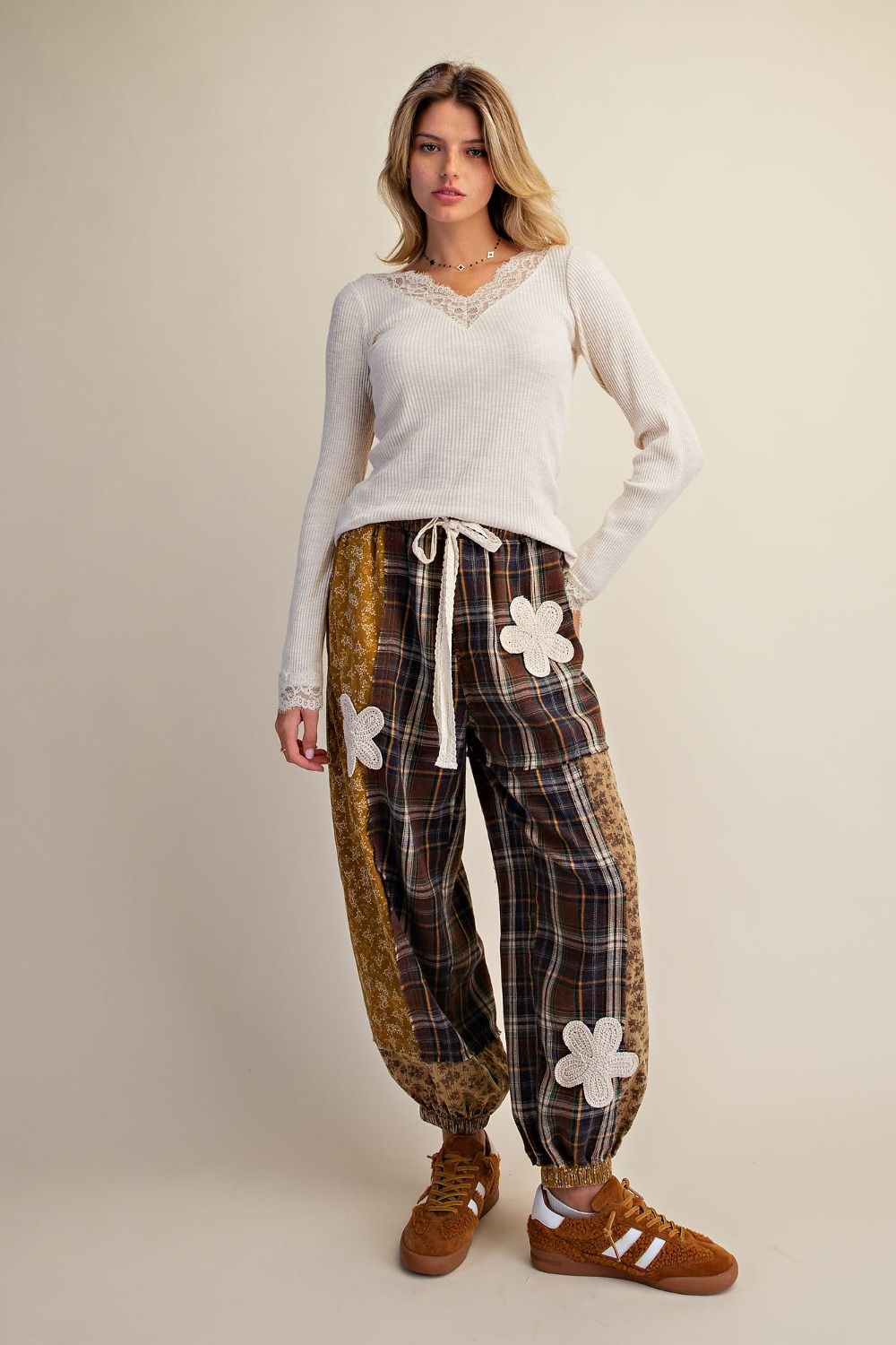 Patchwork Prairie Jogger Pants