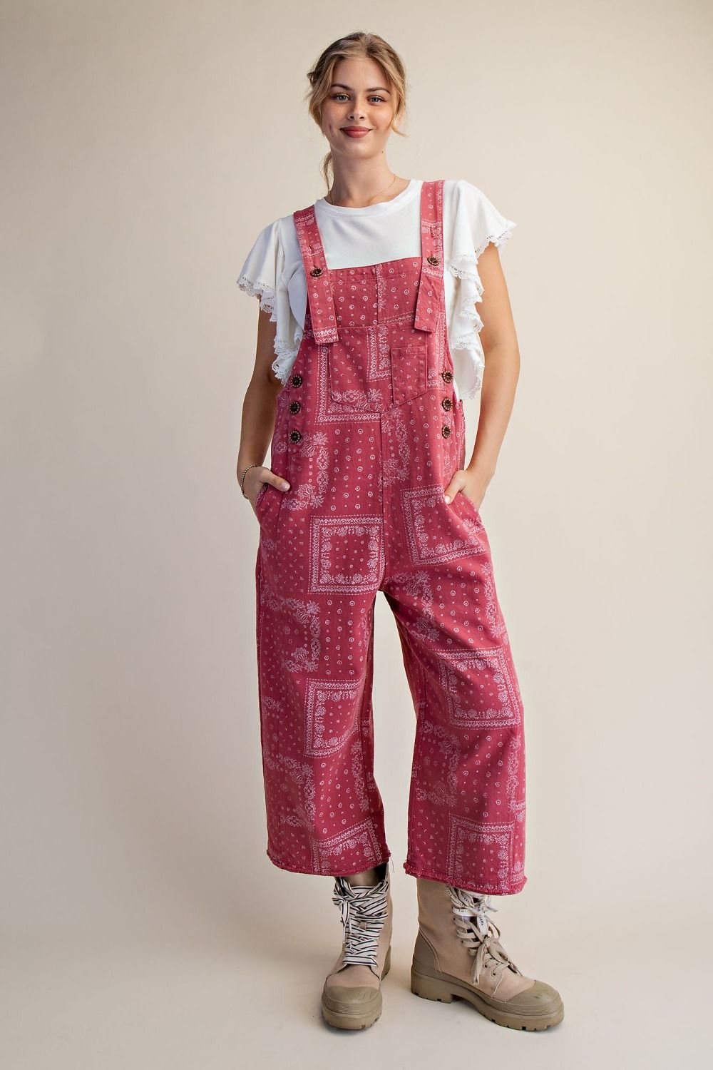 Wild Hearts & Bandanas Overalls By Easel