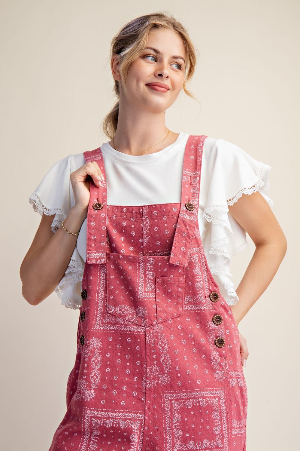 Wild Hearts & Bandanas Overalls By Easel