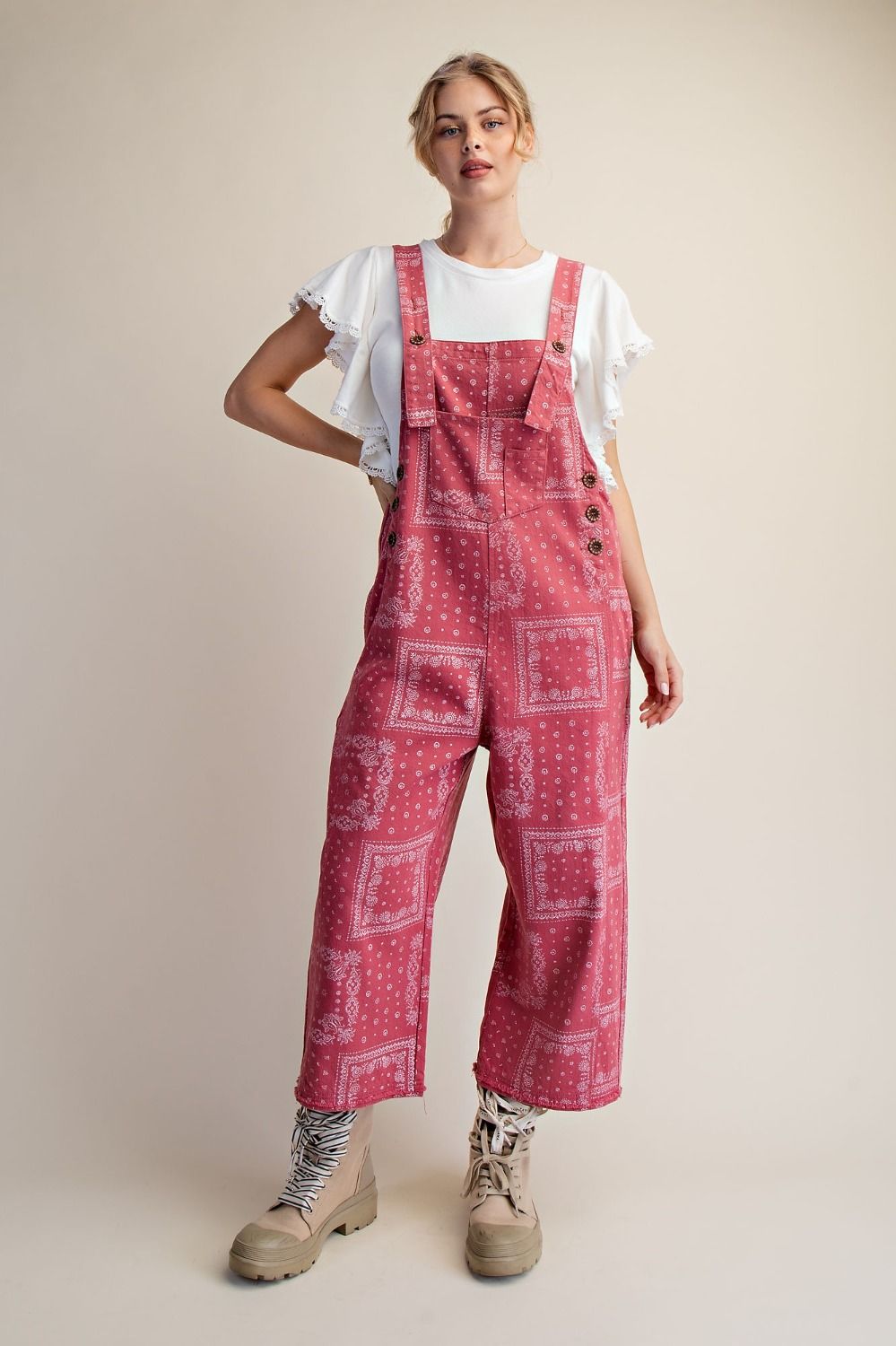 Wild Hearts & Bandanas Overalls By Easel