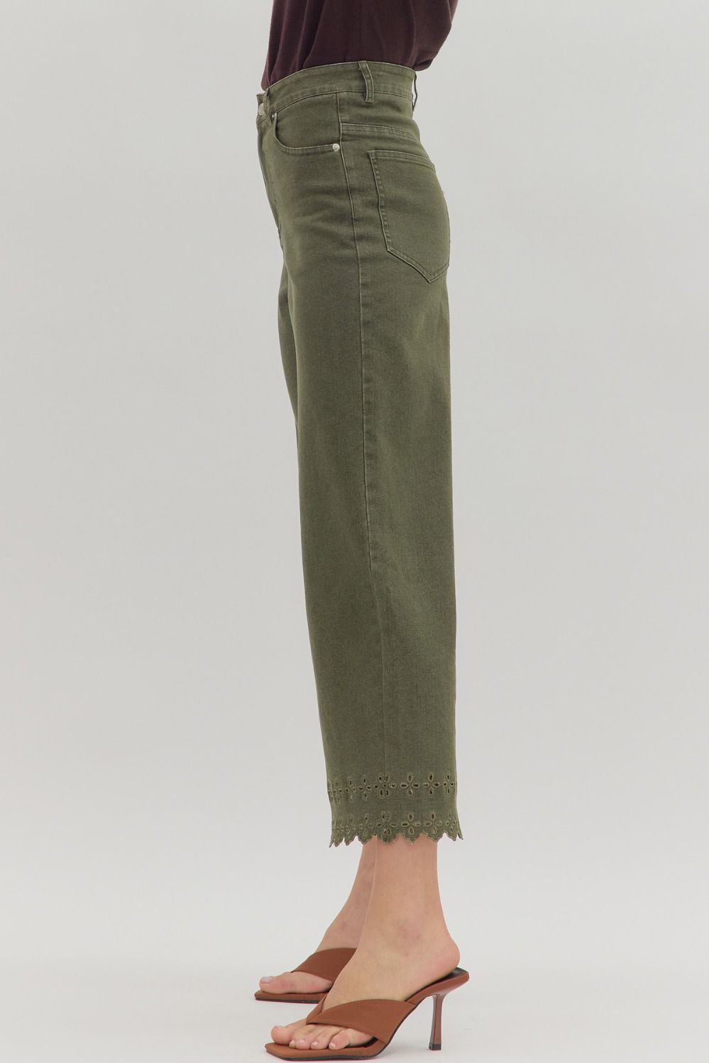 High Waist Ankle Length Pants by Entro