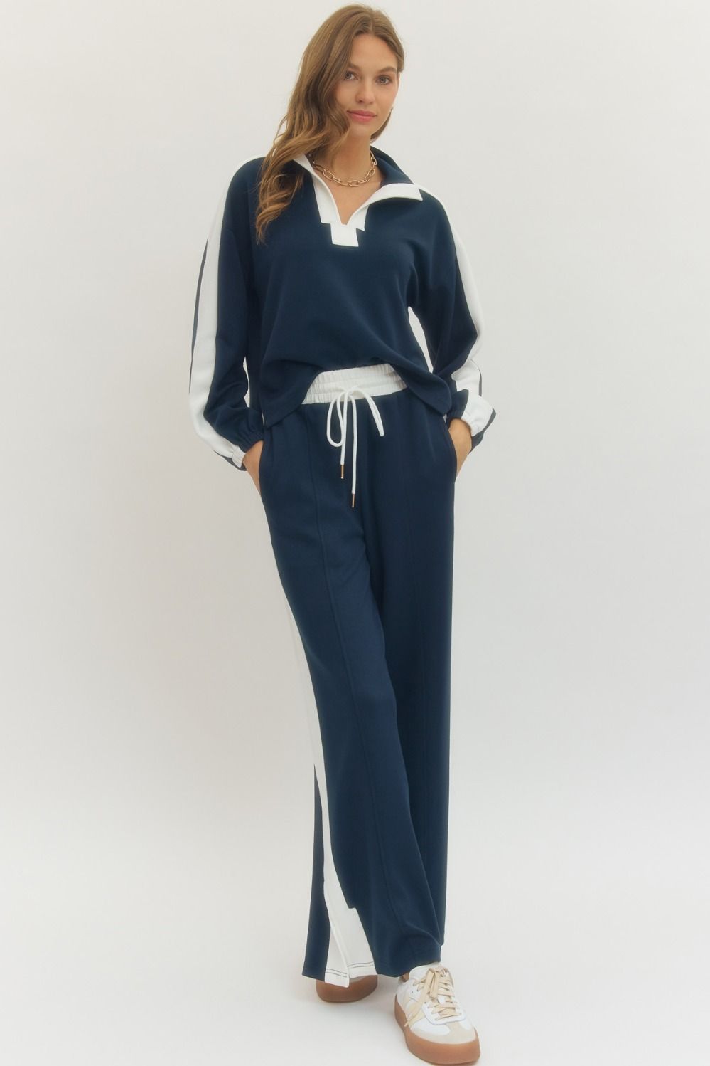 Destination Chic Color block Pants By Entro