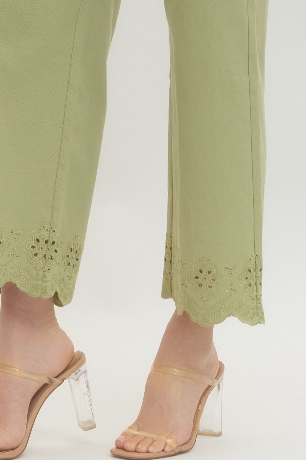 DG The Olive Grove Eyelet Pants By Entro