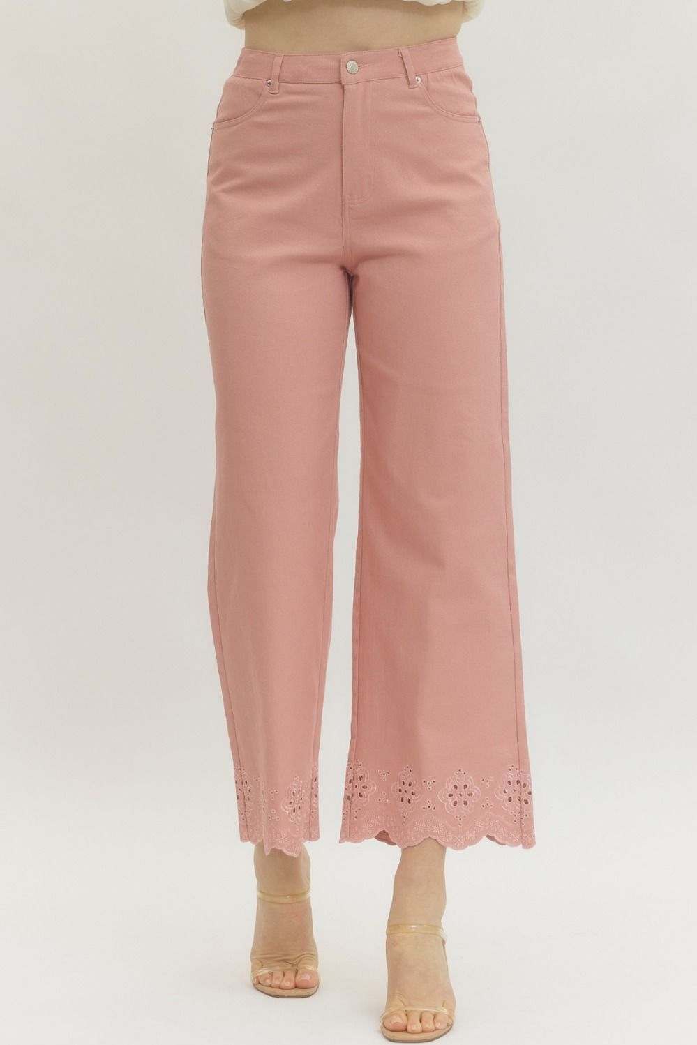 Graceful Day Eyelet Pants By Entro