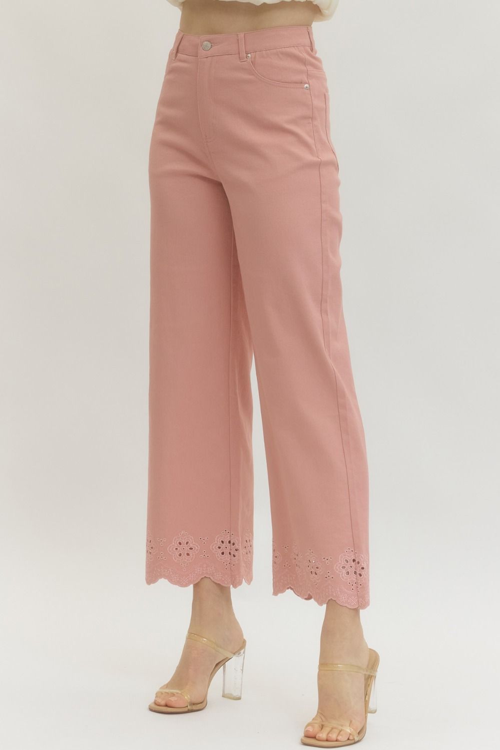 Graceful Day Eyelet Pants By Entro