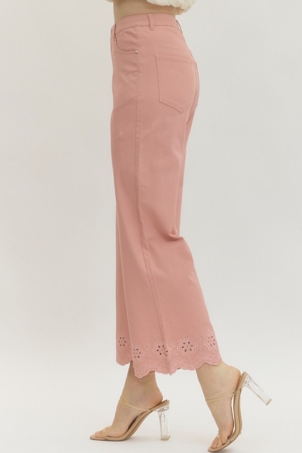 Graceful Day Eyelet Pants By Entro