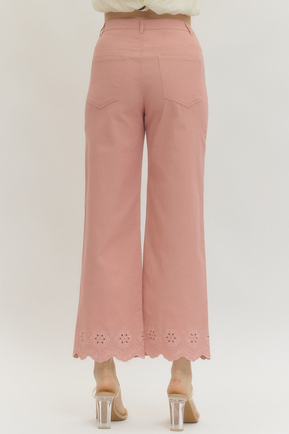 Graceful Day Eyelet Pants By Entro