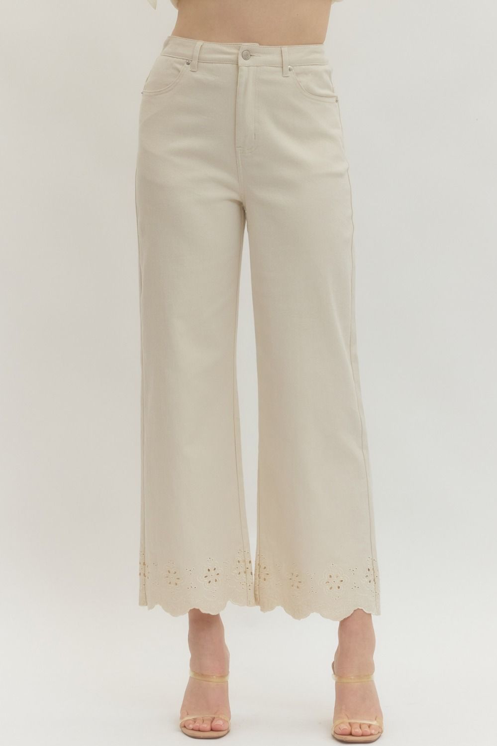 Graceful Day Eyelet Pants By Entro