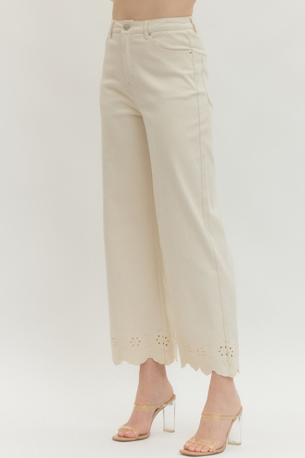 Graceful Day Eyelet Pants By Entro