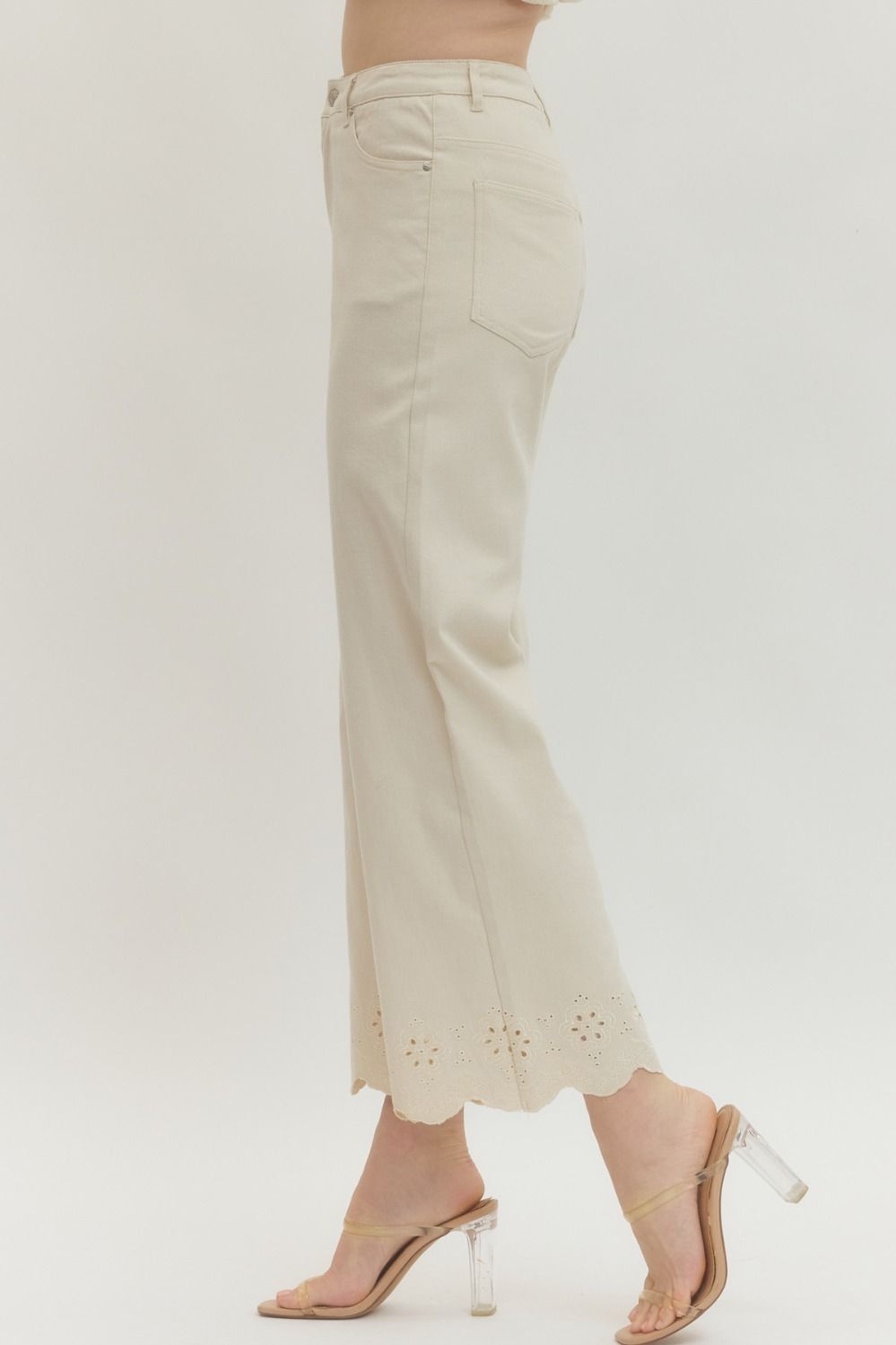 Graceful Day Eyelet Pants By Entro