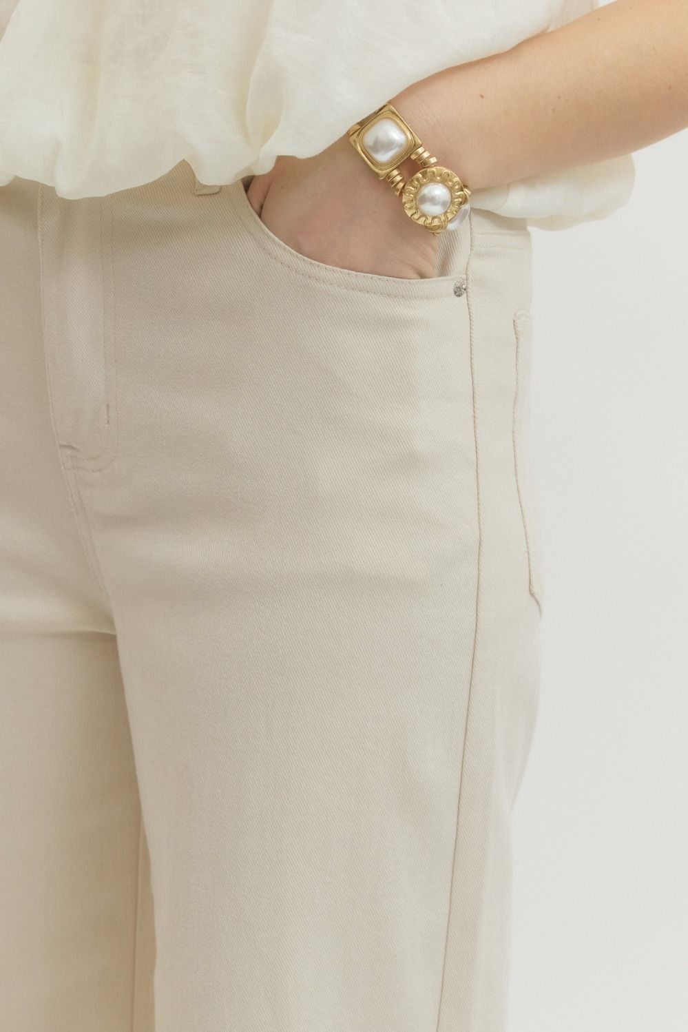 Graceful Day Eyelet Pants By Entro
