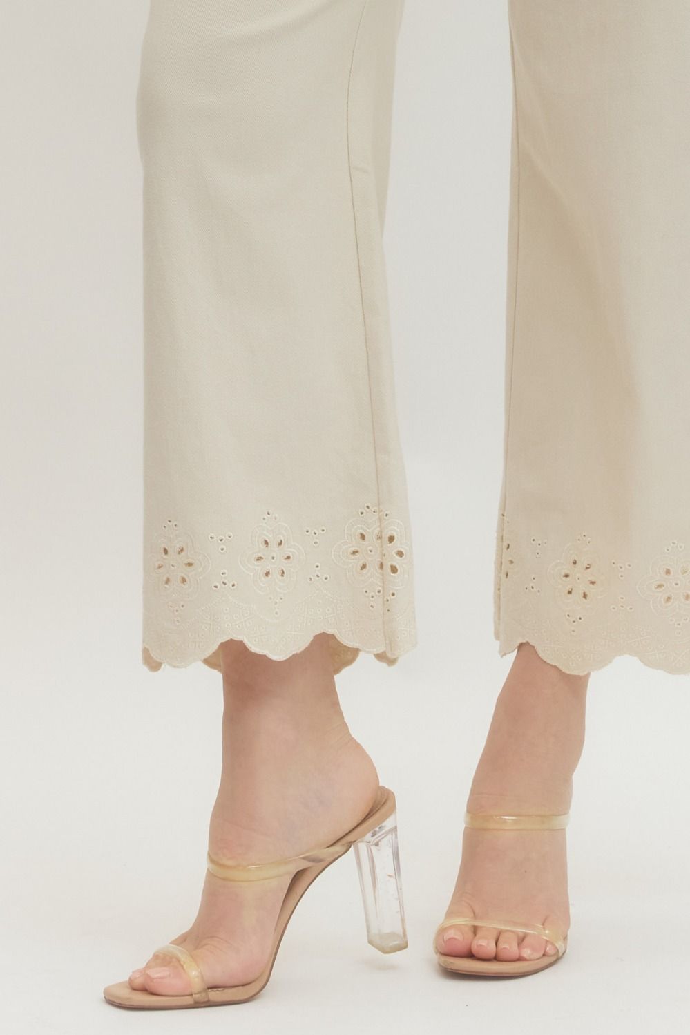 Graceful Day Eyelet Pants By Entro