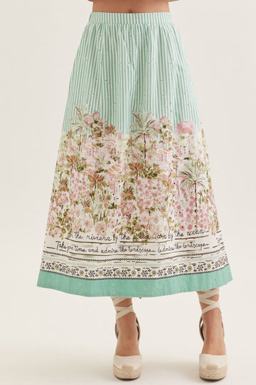 Seaside Stroll Skirt By Entro