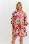 Floral Dress Color Berry by Entro
