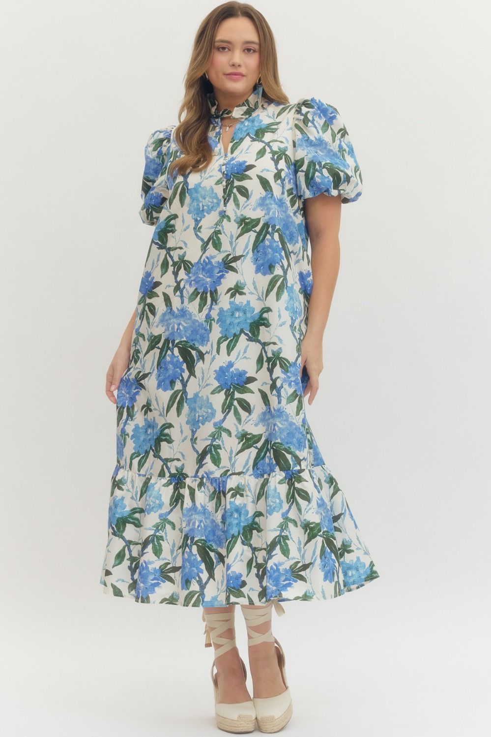 CURVE Enchanted Blue Meadow Maxi By Entro