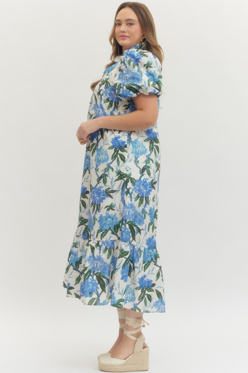 CURVE Enchanted Blue Meadow Maxi By Entro