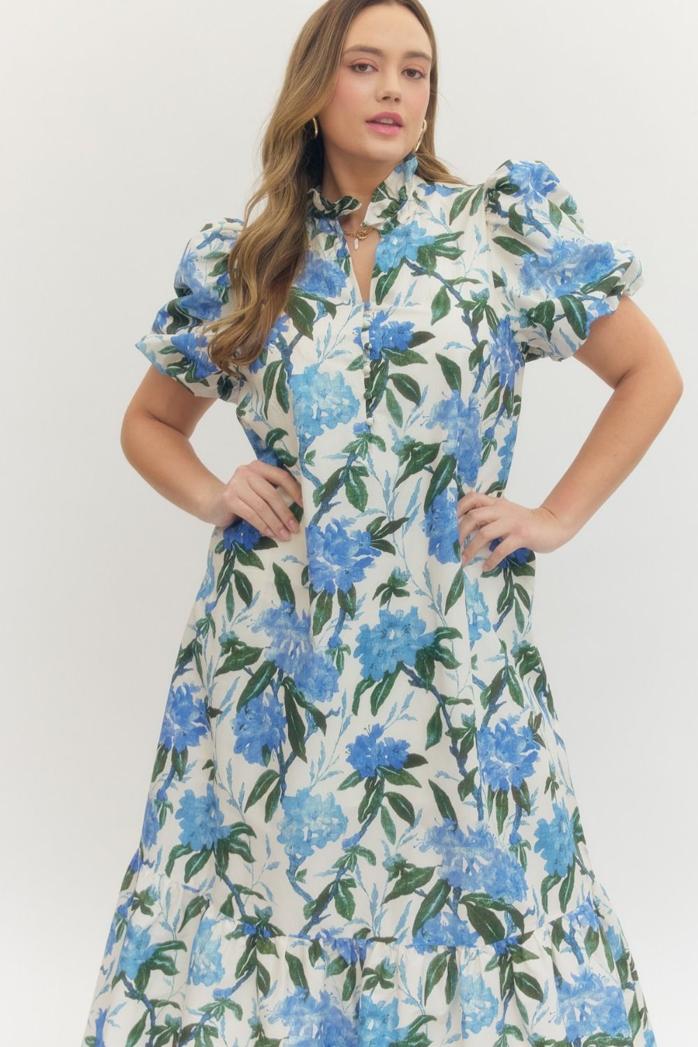 CURVE Enchanted Blue Meadow Maxi By Entro