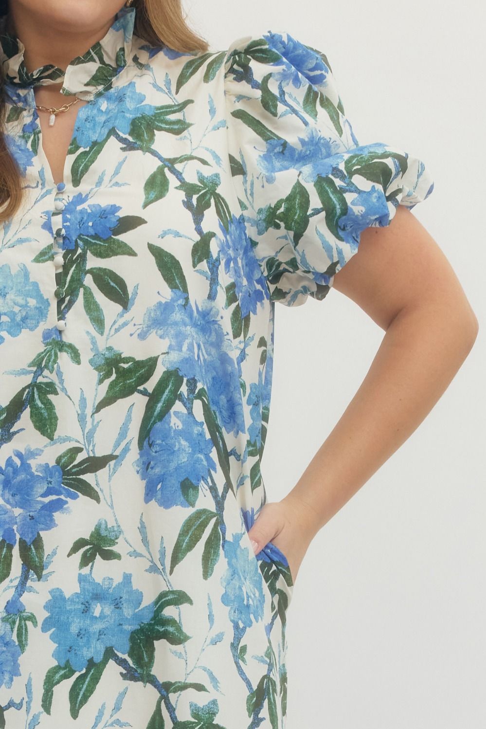 CURVE Enchanted Blue Meadow Maxi By Entro