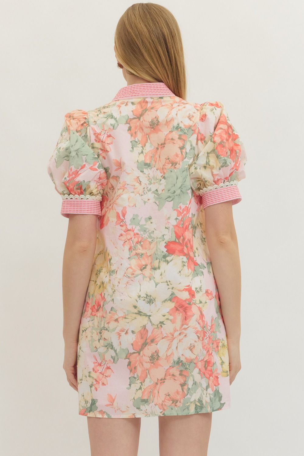 Southern Belle Blooms Mini Dress By Entro