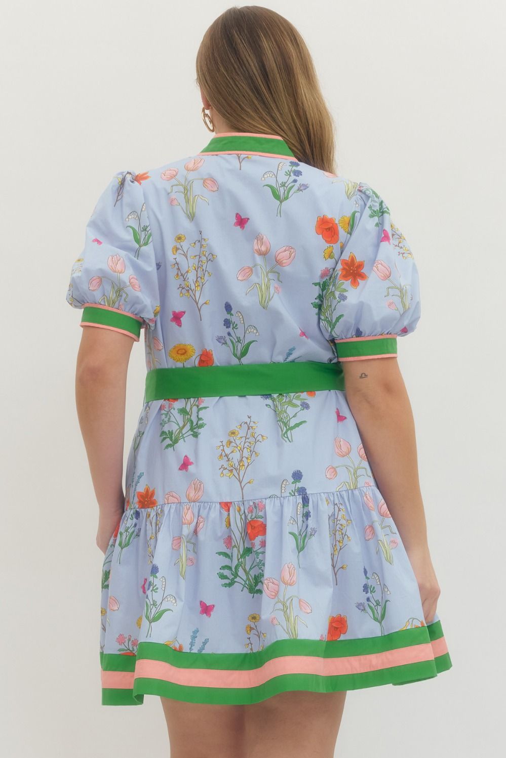 feminine spring dress outfit