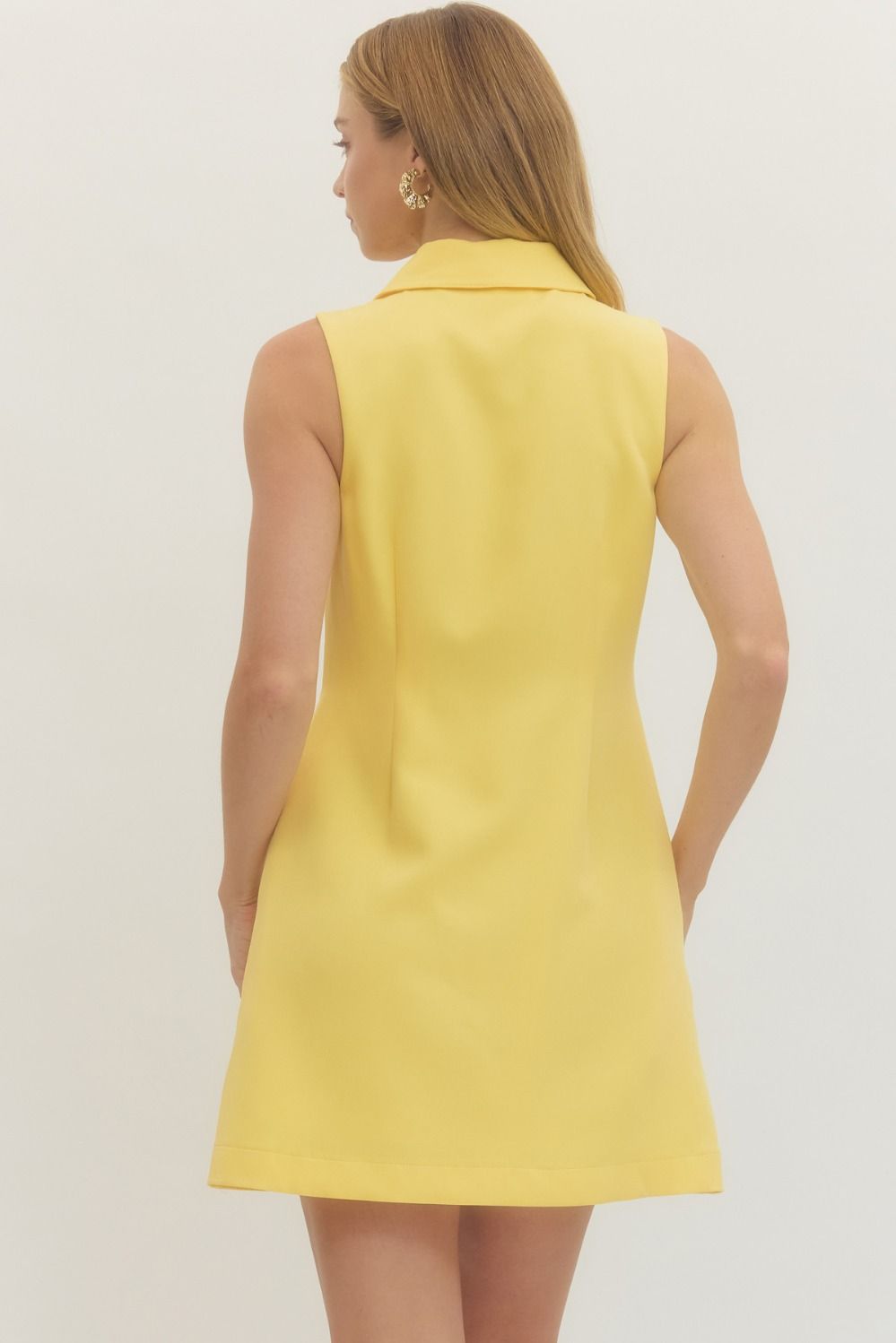 Morning Glow Button Front Dress By Entro
