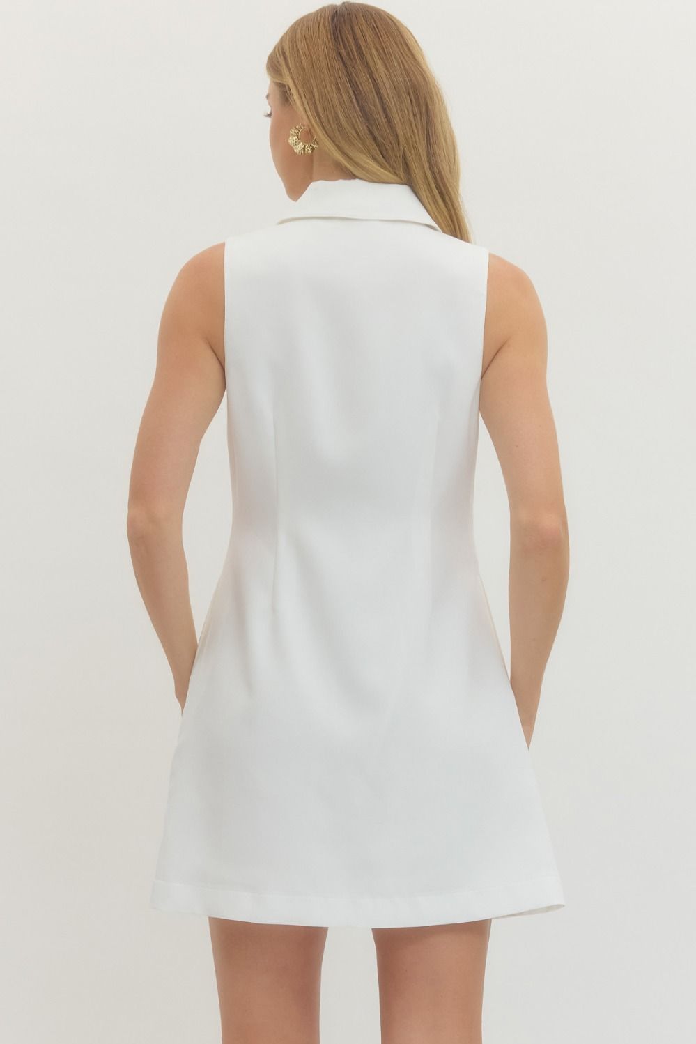 Morning Glow Button Front Dress By Entro