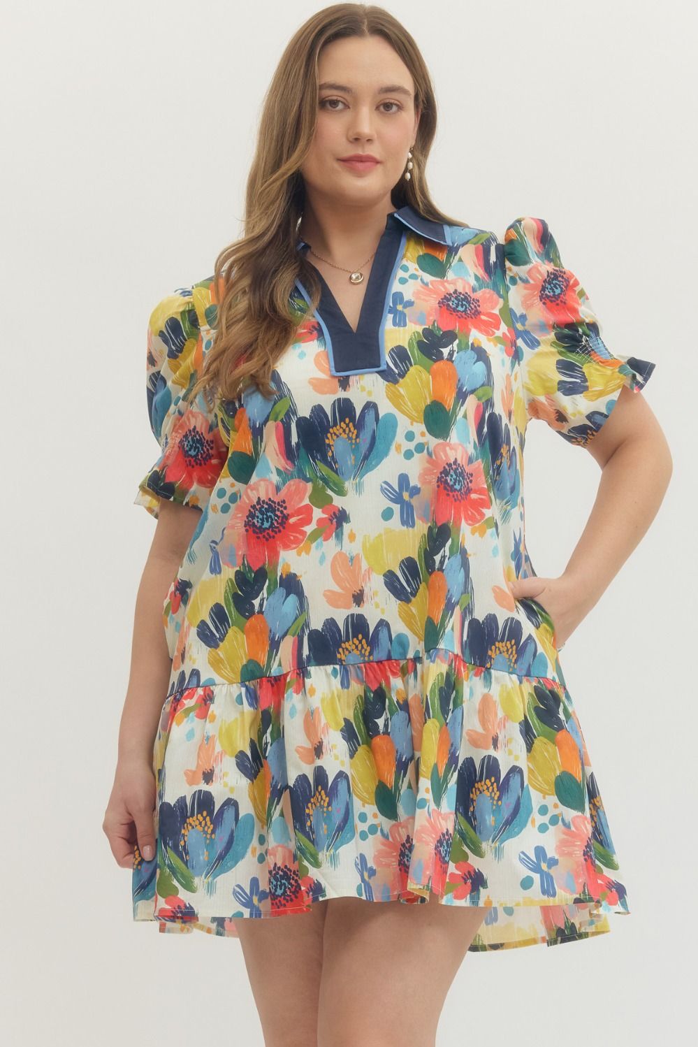 CURVE Bloom & Bright Mini Dress