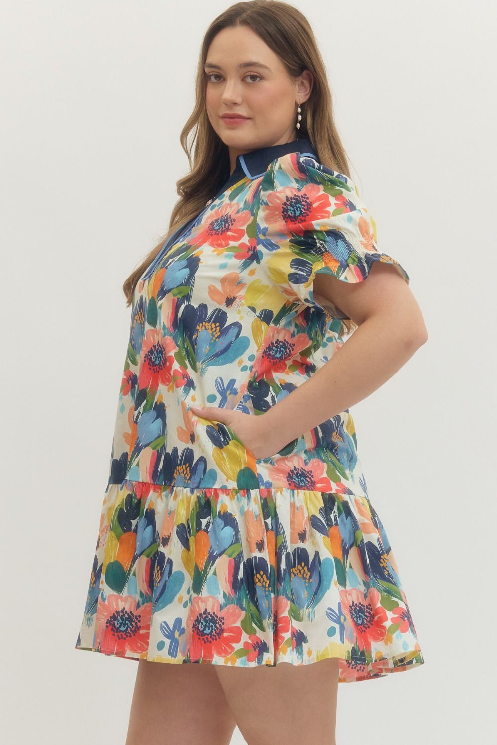 CURVE Bloom & Bright Mini Dress