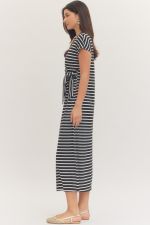 Boardwalk Babe Striped Dress By Entro