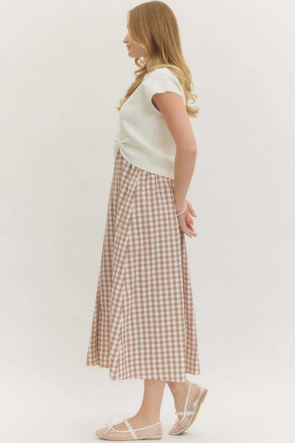 Sunshine Picnic Gingham Dress Set By Entro