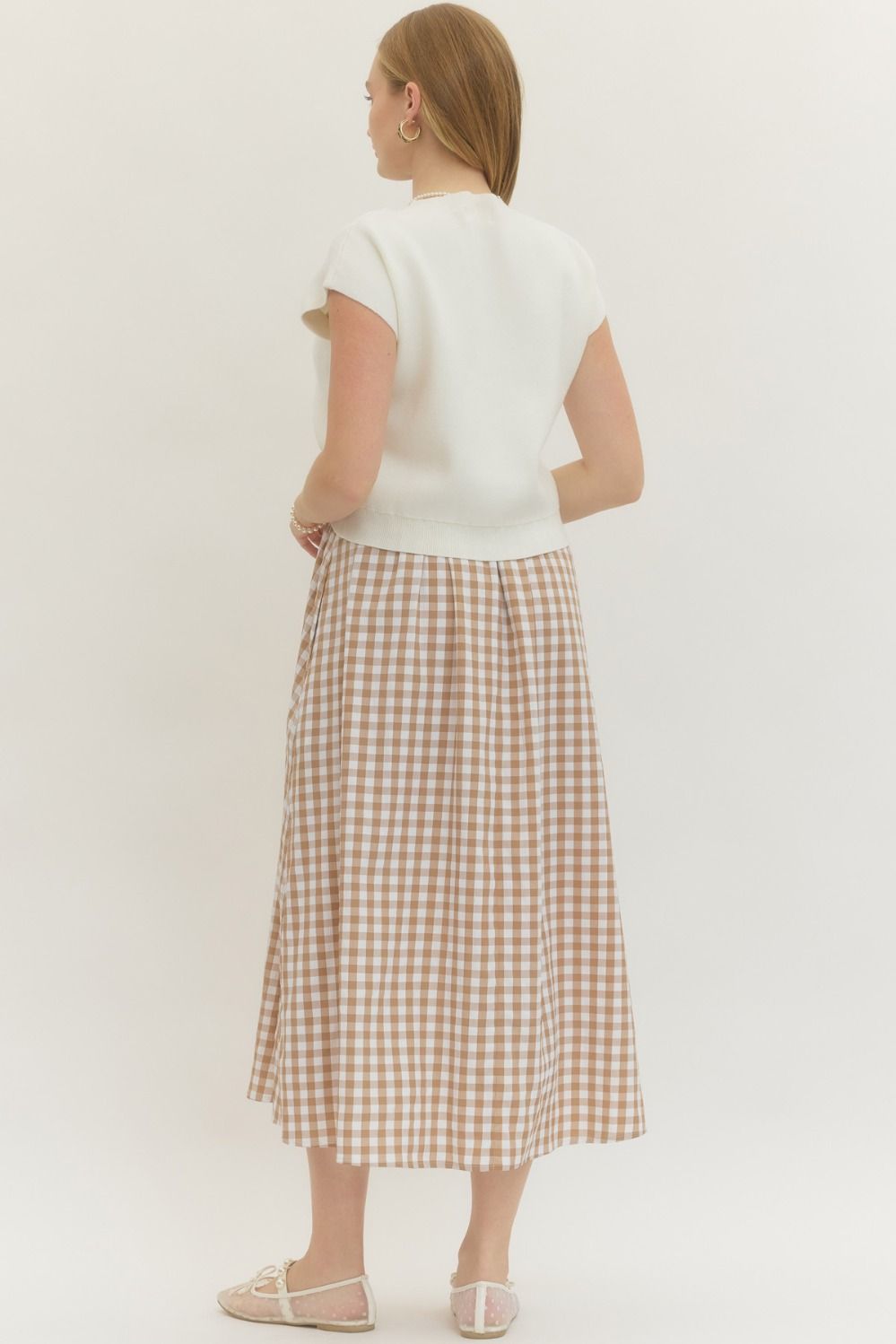 Sunshine Picnic Gingham Dress Set By Entro