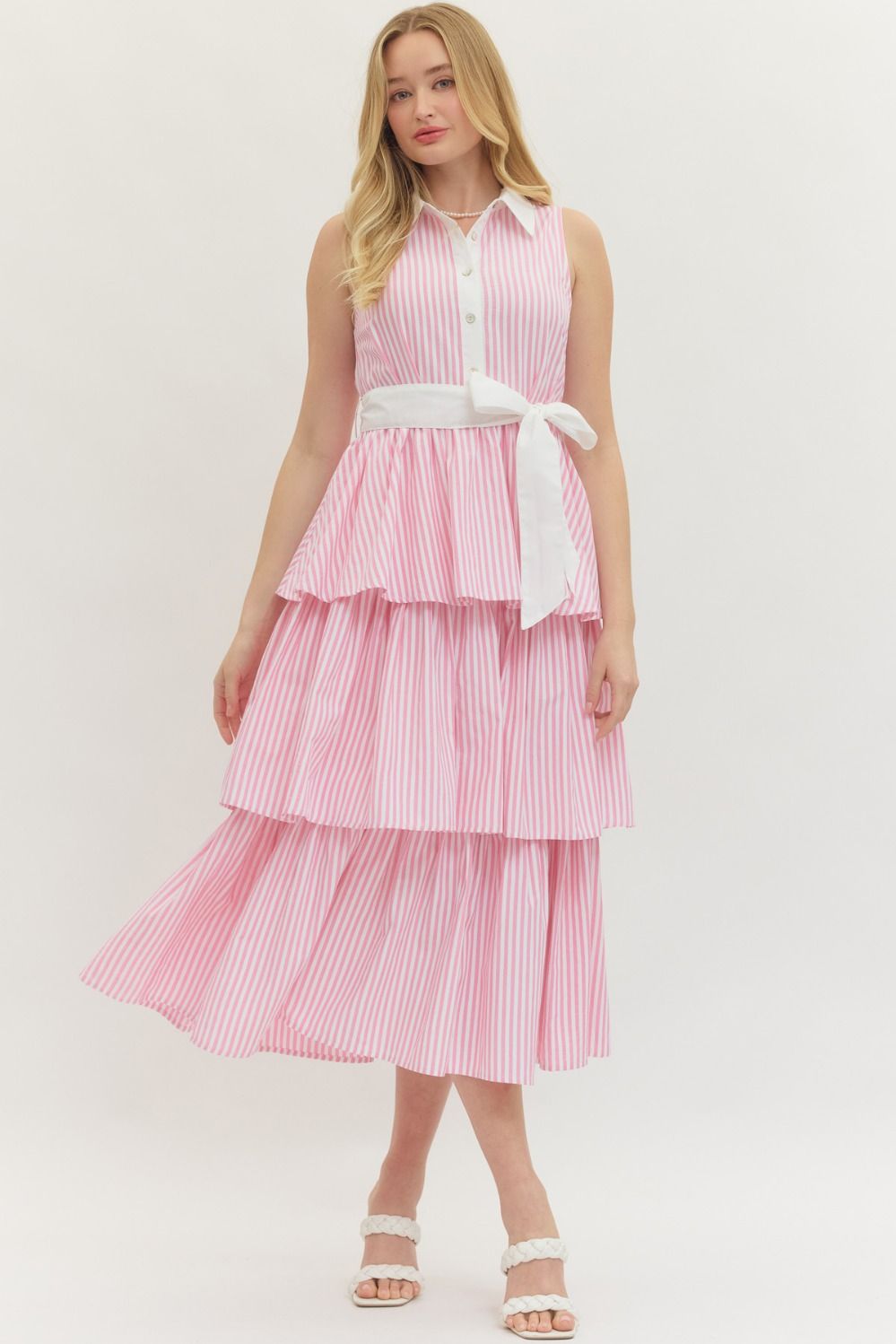Sunday Brunch Stripe Dress By Entro