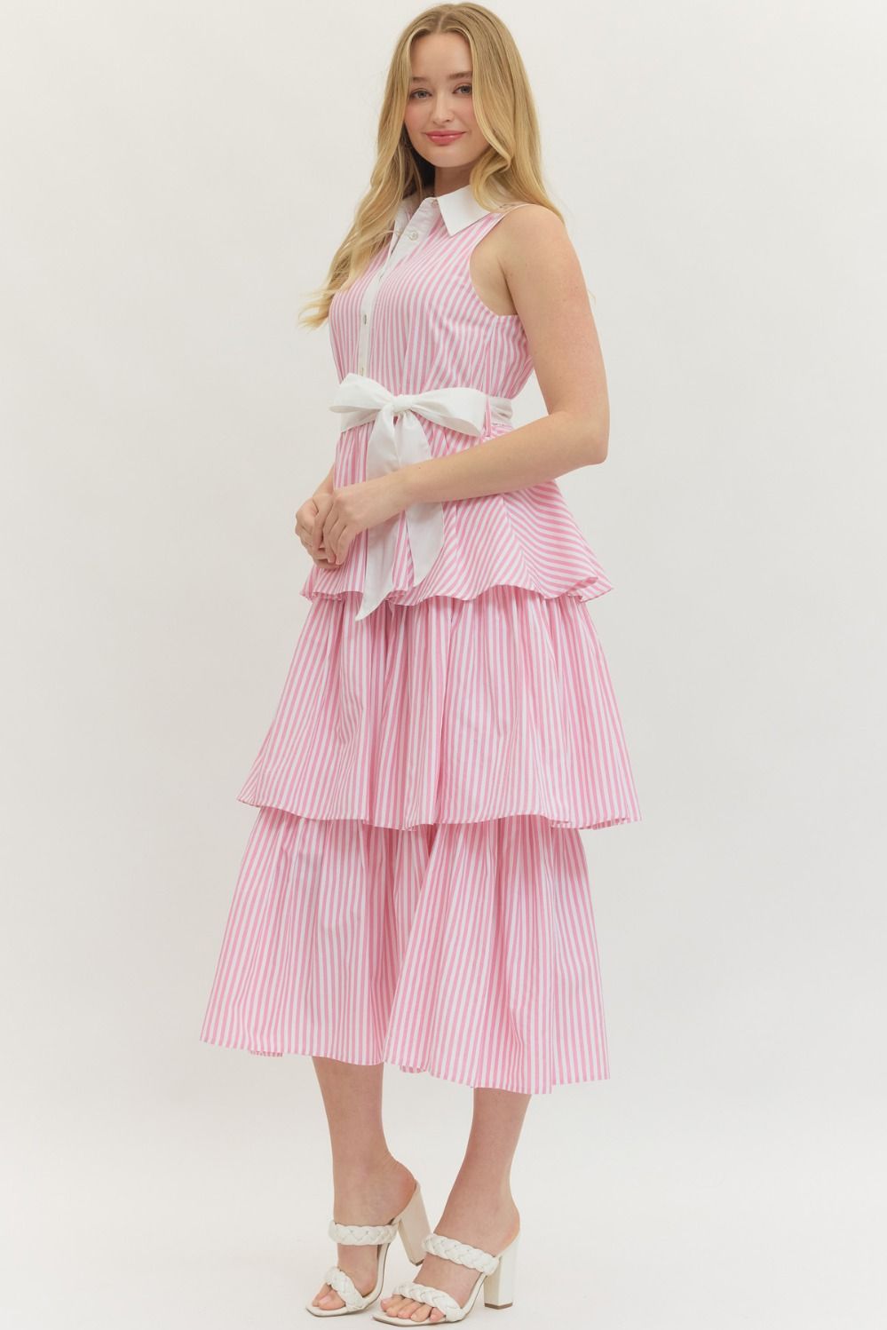 Sunday Brunch Stripe Dress By Entro